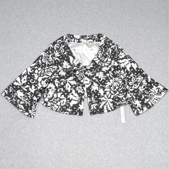 Vertigo Paris Jackets & Blazers - Vertigo Paris Bolero Jacket Womens Large Lined Floral Eyelet MSRP$210